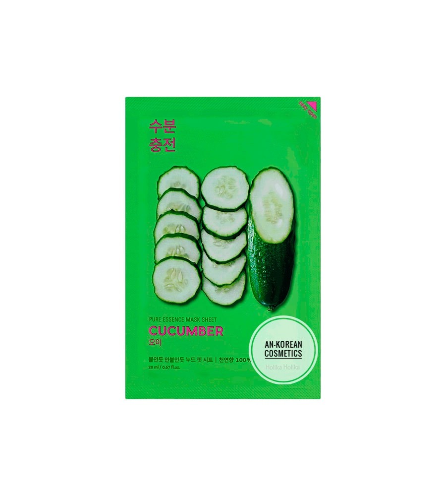 holika holika pure essence mask sheet cucumber
