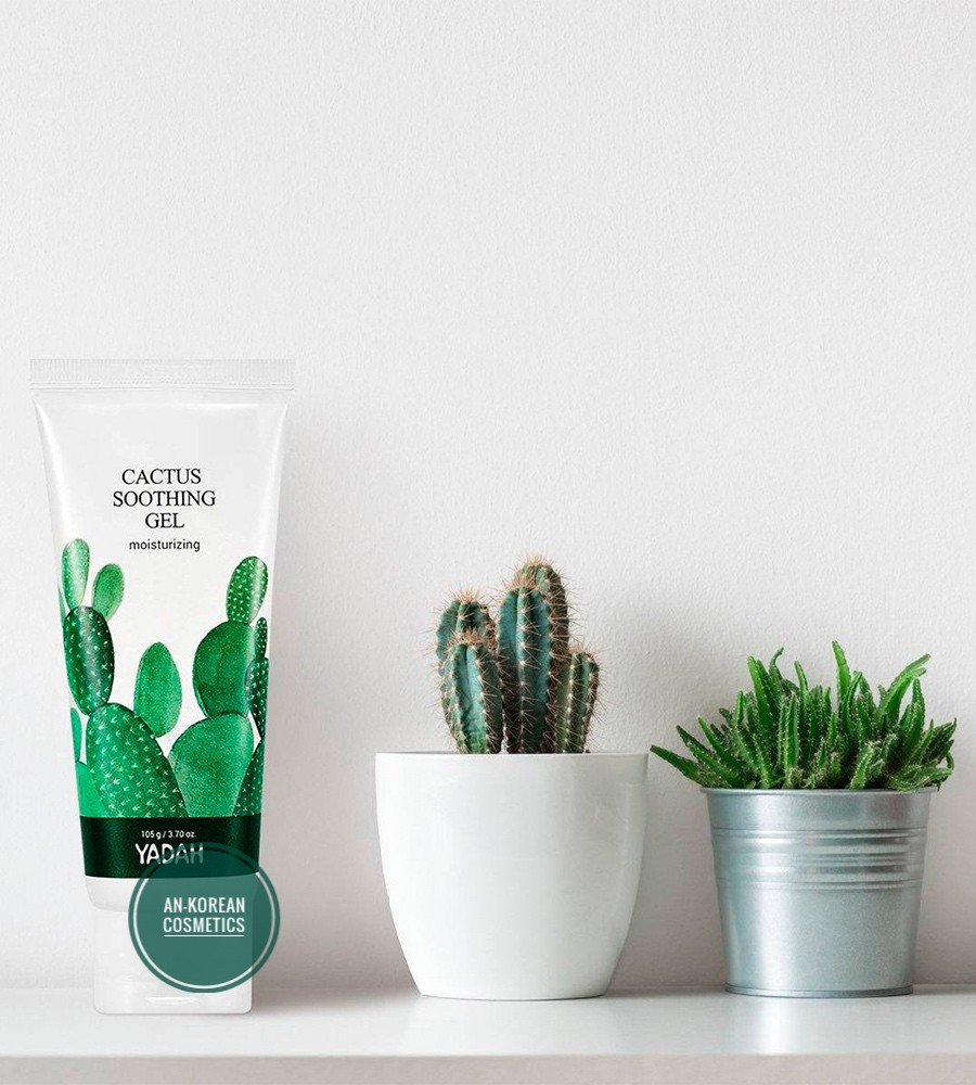 YADAH CACTUS SOOTHING GEL 105 ml 2 YADAH Cactus Soothing Gel – Успокояващ, хидратиращ и омекотяващ гел