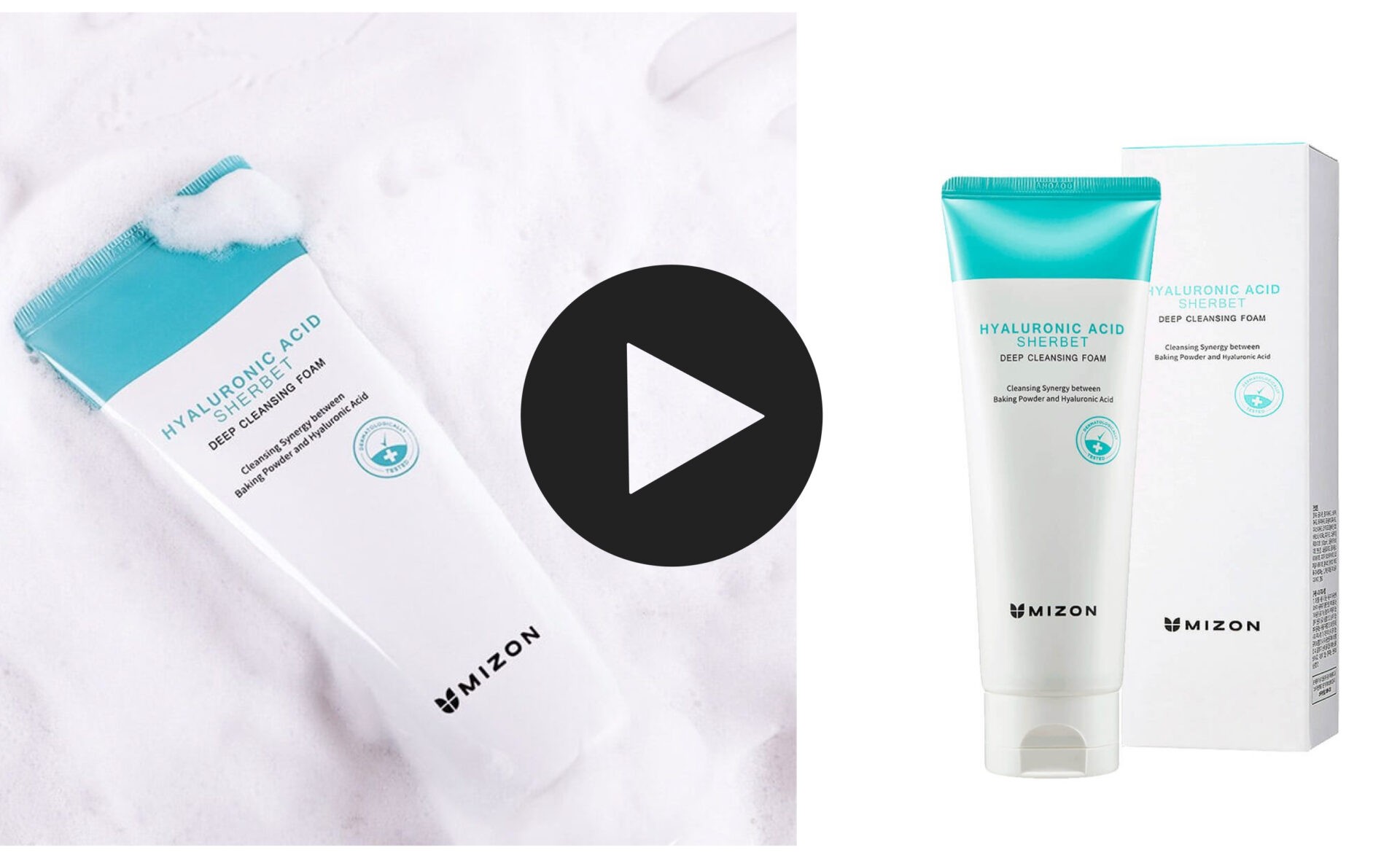 Mizon Hyaluronic Acid Sherbet Deep Cleansing Foam