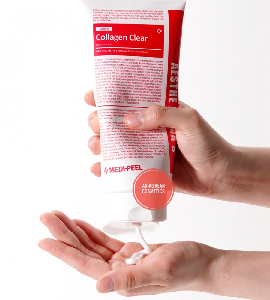 Medi-Peel Red Lacto Collagen Clear - Почистващата пяна с колаген и пробиотици