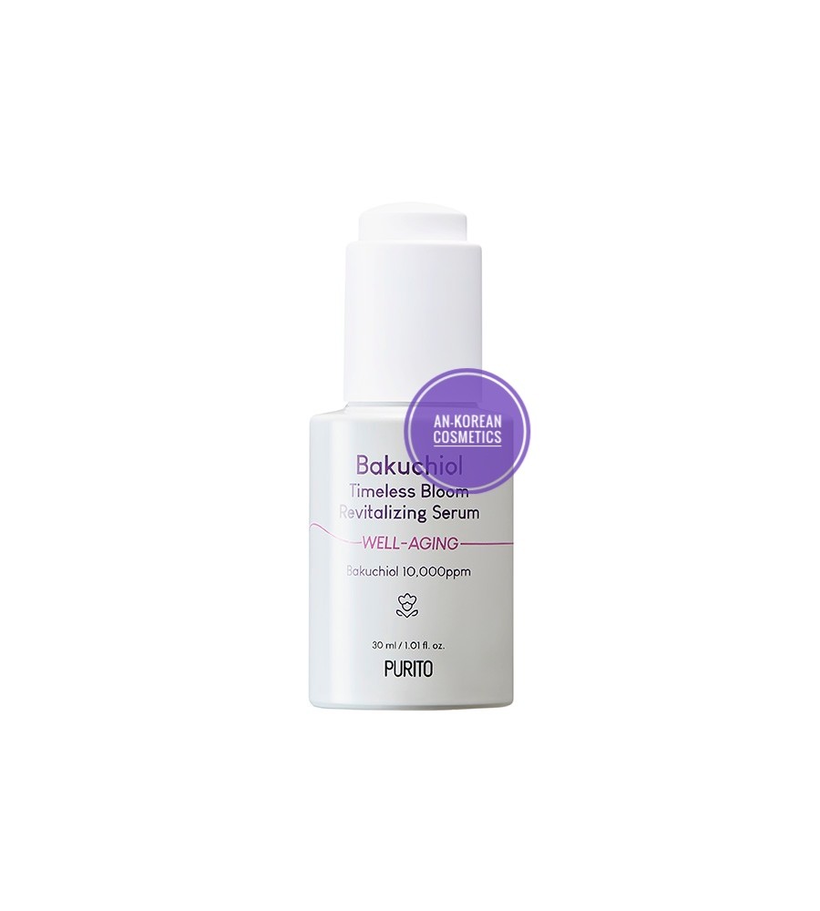 Purito Bakuchiol Timeless Bloom Revitalizing Serum - Подмладяващ серум с бакучиол