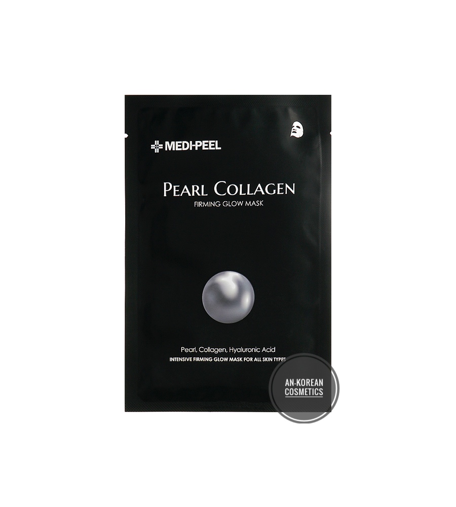Medi-Peel Pearl Collagen Firming Glow Mask - Изглаждаща шийт маска с перла и колаген